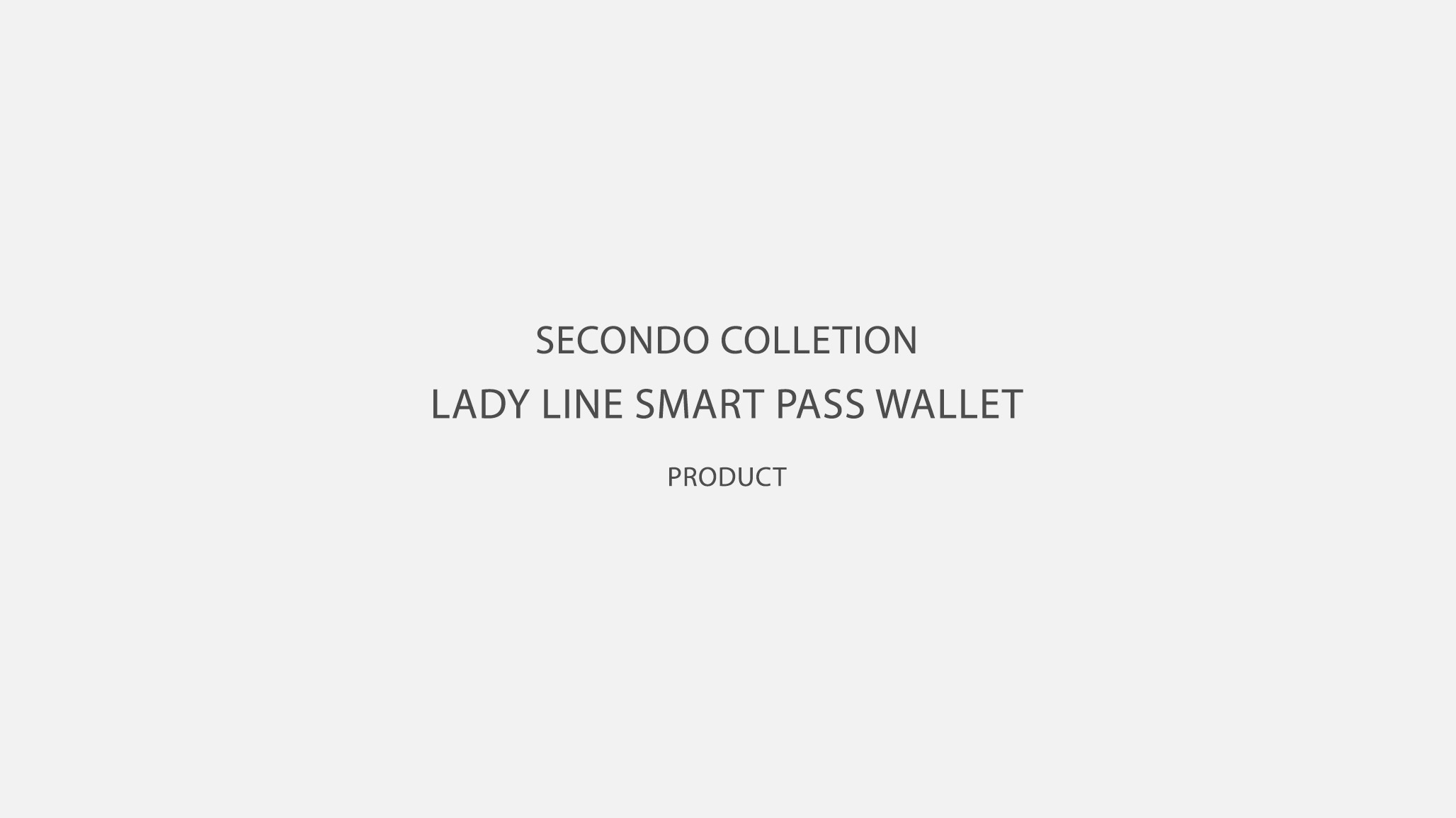 lady line smart pass wallet PRODUCT PT